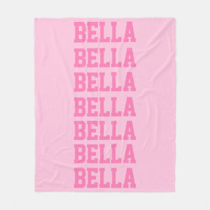 Preppy Blanket Pink Fleece Deken