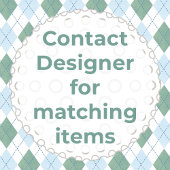 Preppy Blauw Groen Golfkar Baby Boy Douche Kaart