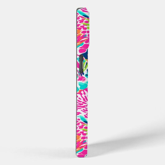 Preppy Bloemen Kleurrijke Abstracte Bloem Case-Mate iPhone Case (Achterkant / Rechts)