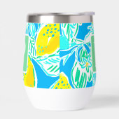 Préppy Blue Lemon Motif initial (Gauche)