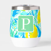 Préppy Blue Lemon Motif initial (Avant)