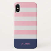 Preppy Blush Monogram coque iphone (Dos)