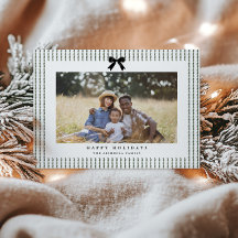 Preppy Bow Pine Stripe Foto