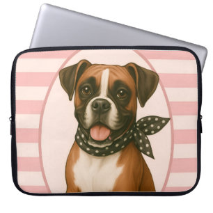 Preppy Boxer Laptop Sleeve