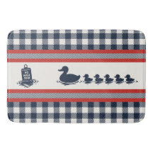 Preppy Boys Eend & Gingham - Navy Rood