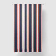 Preppy Boys Ticking Stripe Navy Rookblauw Rood