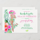 Preppy Bride vrijgezellenfeest weekend Kaart (Voorkant / Achterkant)