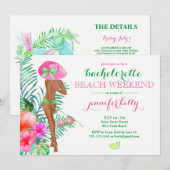 Preppy Bride vrijgezellenfeest weekend Kaart (Voorkant / Achterkant)