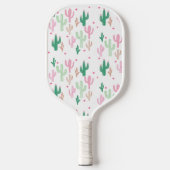 Preppy Cacti Pickleball Paddle (Voorkant)