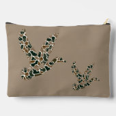 Preppy Camouflage Wilde-Eend Monogram Etui (Achterkant)