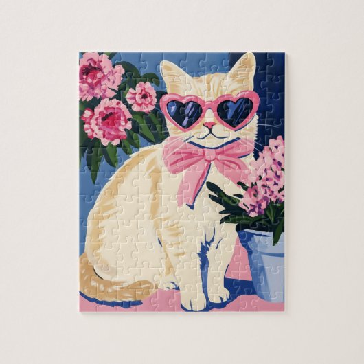 Preppy Cat Puzzel (Verticaal)