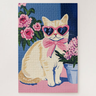 Preppy Cat Puzzel