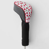 Preppy Cherry Fruit Patroon Golfheadcover (Schuin)