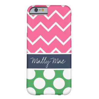 Preppy Chevron Dot Mally Mac iPhone 6 hoesje 