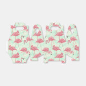 Preppy Chic Elegant Pink Flamingo Pattern Bedankdoosjes (Uitgevouwen)