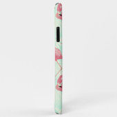 Preppy Chic Elegant Pink Flamingo Pattern Case-Mate iPhone Case (Achterkant/rechts)