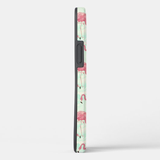 Preppy Chic Elegant Pink Flamingo Pattern Case-Mate iPhone Case (Achterkant / Rechts)
