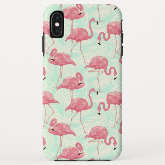 Preppy Chic Elegant Pink Flamingo Pattern Case-Mate iPhone Case (Achterkant)