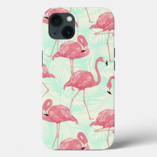 Preppy Chic Elegant Pink Flamingo Pattern Case-Mate iPhone Case (Achterkant)