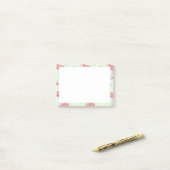 Preppy Chic Elegant Pink Flamingo Pattern Post-it® Notes (Op bureau)