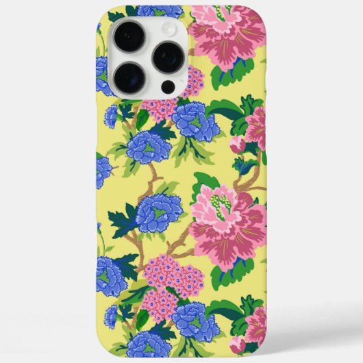 Preppy Chinoiserie Floral Case-Mate iPhone Case (Achterkant)