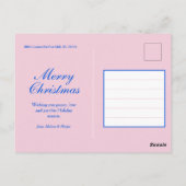 Preppy Chinoiserie Ginger Jar Kerstboom Briefkaart (Achterkant)