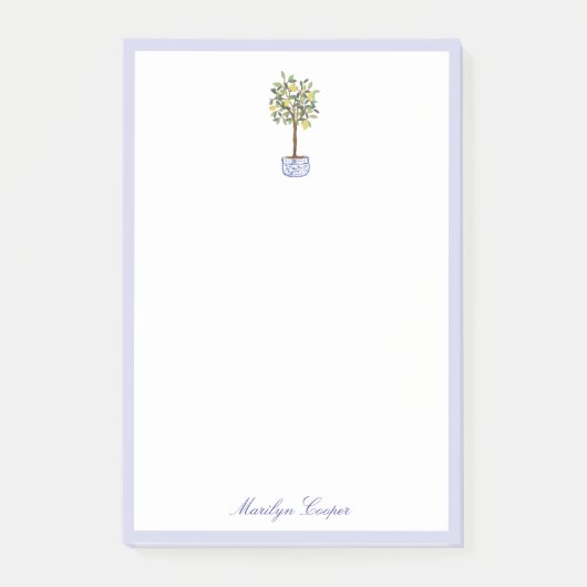 Preppy Chinoiserie Topiary Notes (Voorkant)