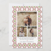 Preppy Christmas Card  Kaart (Achterkant)