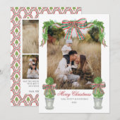 Preppy Christmas Card  Kaart (Voorkant / Achterkant)