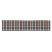 Preppy Christmas Plaid Korte Tafelloper (Horizontaal)