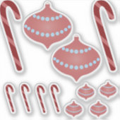 Preppy Christmas Sticker (Voorkant)