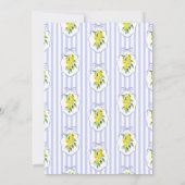 Preppy Citrus Ciao Miss Bridal Shower Invitation (Dos)