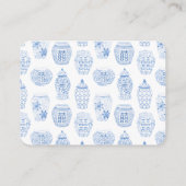 Preppy Citrus Lemon Tree brengt een Baby shower ui Informatiekaartje (Achterkant)