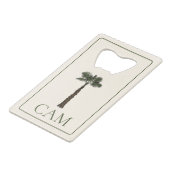 Preppy Coastal Palm Tree Monogram (Devant Angle)
