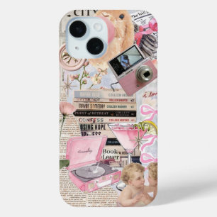 Preppy Collage, Trendy Zomer Collage Hoestelcase