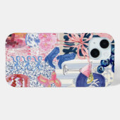 Preppy Collage, Trendy Zomer Collage Telefoon Case (Achterkant (horizontaal))