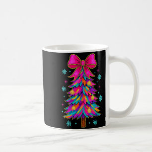 Preppy Coquette Boom Kerst Crew 2025 Familie Ma Koffiemok