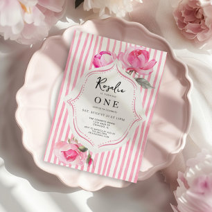 Preppy Coquette Grandmillenial Girl Verjaardag Kaart