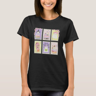 Preppy Coquette Heks Boekachtige Geesten Lezende S T-shirt