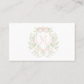 Preppy Crest Baby shower uitnodiging (Achterkant)