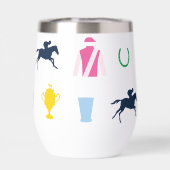 Preppy Derby-feestpictogrammen  (Achterkant)