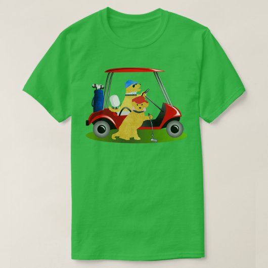 Preppy Dogs Golf T-shirt (Design voorkant)