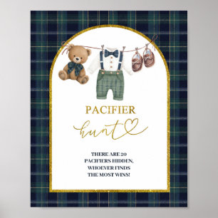 Preppy een kleine heer Fopspeen Jacht Poster