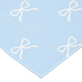 Preppy Elegant Blue Bow Pattern Spring & Summer Tafelkleed (Gekanteld)