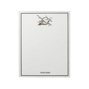 Preppy Equestrian Horse springt door de kleur van  Notitieblok