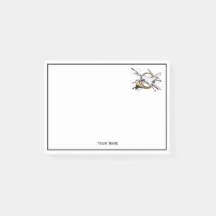 Preppy Equestrian Paard Springend Door Hoorn Kleur Post-it® Notes