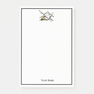 Preppy Equestrian Paard Springend Door Hoorn Kleur Post-it® Notes