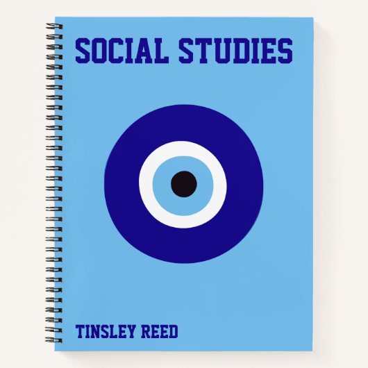 Preppy esthetisch Notitieboek (Voorkant)