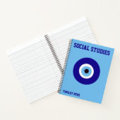 Preppy esthetisch Notitieboek (Binnen)