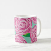 Preppy Floral Print Mok (Voorkant rechts)